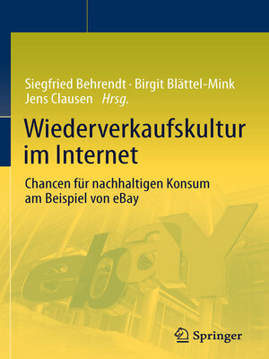 cover image of Wiederverkaufskultur im Internet